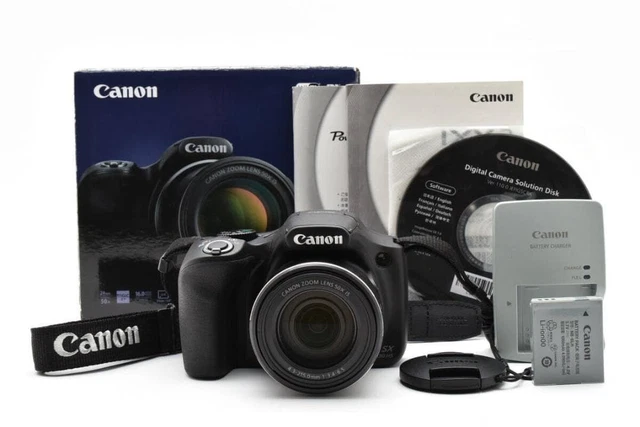 CANON POWERSHOT SX530 HS Black Digital Camera 16MP 50x Zoom Boxed
