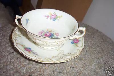 Royal Ivory (KPM) cream soup and saucer(Renaissance)6