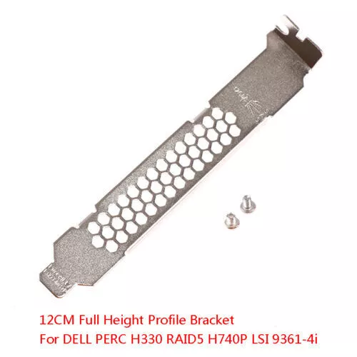Full Height Baffle Profile Bracket For DELL PERC H330 RAID5 H740P LSI 9361-4 FT