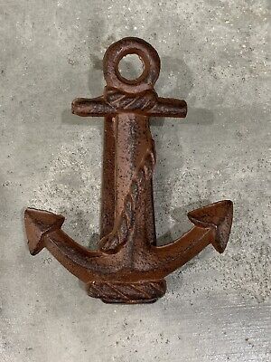 Anchor Door Knocker Distressed Aged Look Design Nautical Maritime