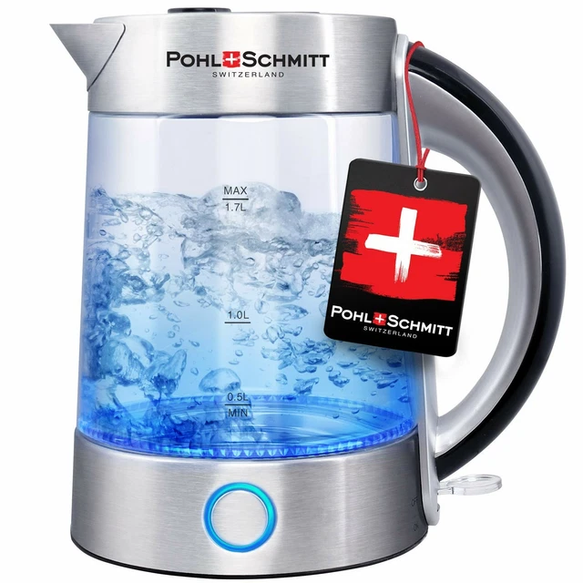 Pohl Schmitt 1.7L Electric Kettle with Upgraded Stainless Steel Filter