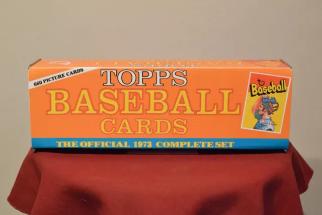 Custom Made 1973 TOPPS Baseball Card Set Storage Box