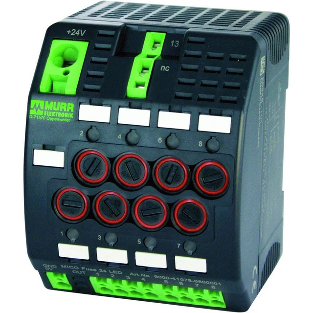 Murr Elektronik Porte-fusible Adapté pour (fusibles) fusible 5 x 20 mm 6 A 24