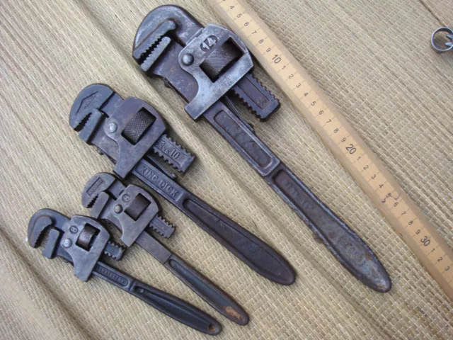 COLLEZIONE CHIAVI A PIPA RECORD STILSONS - Made in ENGLAND