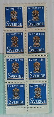 AOP Sweden Miltary PA POST 1942 booklet with 8 stamps MNH 2