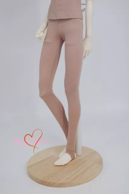 1/4 1/3 Uncle ID75 BJD Doll Clothes Nude Pink Elastic Step Foot Pants Trousers