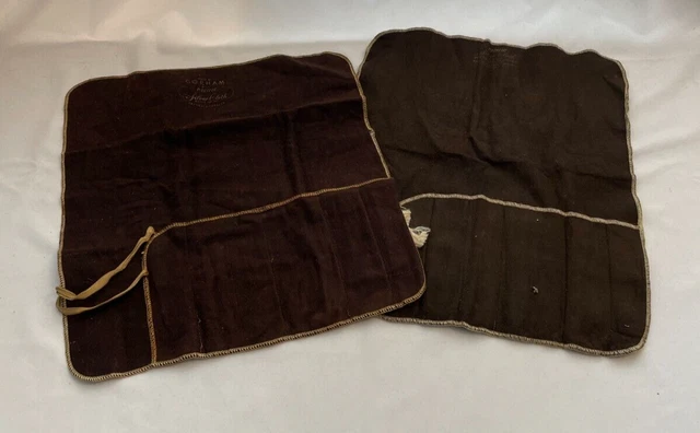 Gorham Pacific Silvercloth Flatware Place Setting Storage Bags - Lot of 2