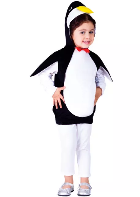 Kids Childrens Penguin Pingu Zoo Bird Childs Outfit Costume Girls Boys Age 2-6