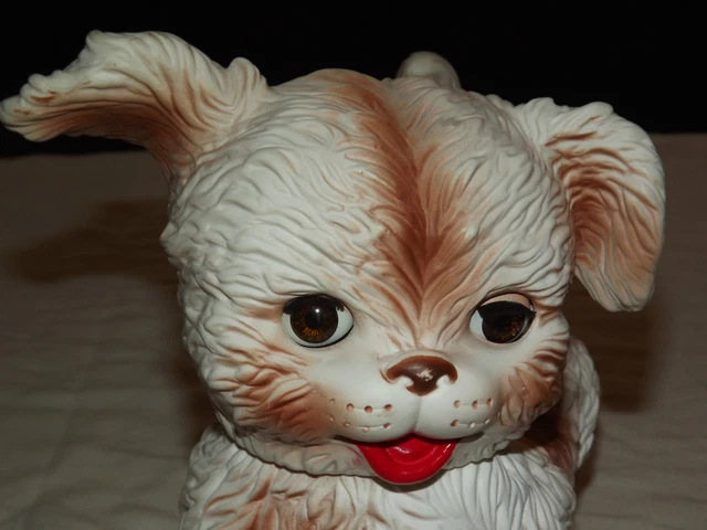 Vintage 1960S  Edward Mobley Co Arrow Rubber & Plastic Squeak Toy Dog 6