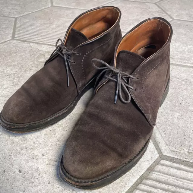 MEN 7.0US ALDEN Suede Chukka Boots Original Shoes Vintage JPN $269.21 ...