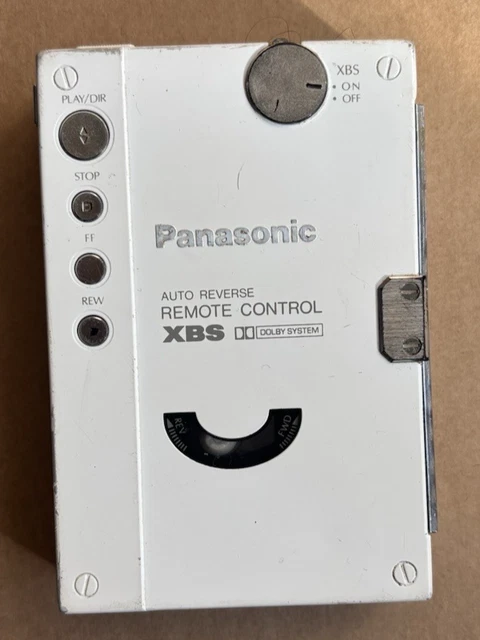 PANASONIC AUTO REVERSE Remote Control XBS Dolby System – Model RQ