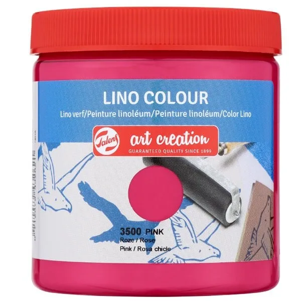 (35,80€/L) Linoleumfarbe Art Creation 3500 Pink Talens 250 ml Dose