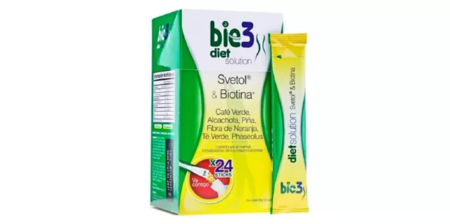 Bio3 Diet Solution 24 Sticks Solubles Cuida Tu Cuerpo Tu Linea De Forma bie3