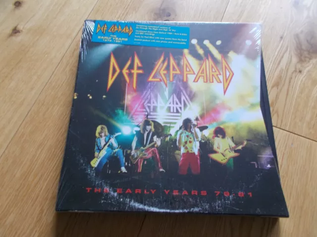 DEF LEPPARD The Early Years 1979-1981 5 x CD & BOOK BOX SET  NEW