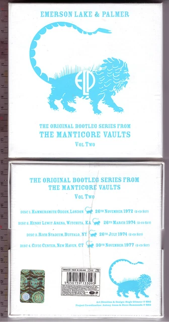 EMERSON LAKE & Palmer, Original Bootleg Series From The Manticore