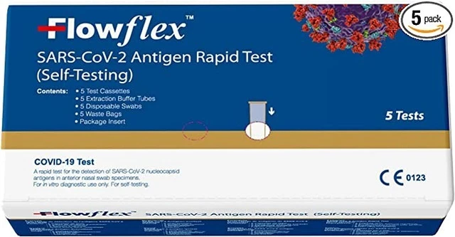 FLOWFLEX ANTIGEN RAPID Lateral Flow 10 X Covid 19 Test Home Testing ...