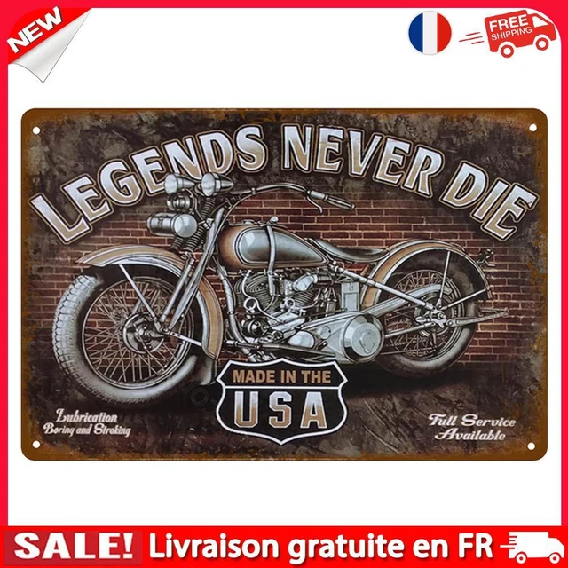 fr Plaque métallique Vintage en étain, affiches murales de voiture, peinture en