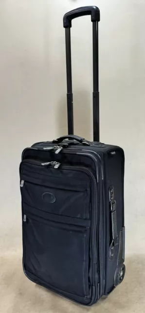 Kirkland Signature Duramax 22” Upright CarryOn Expandable Wheeled Suitcase Black