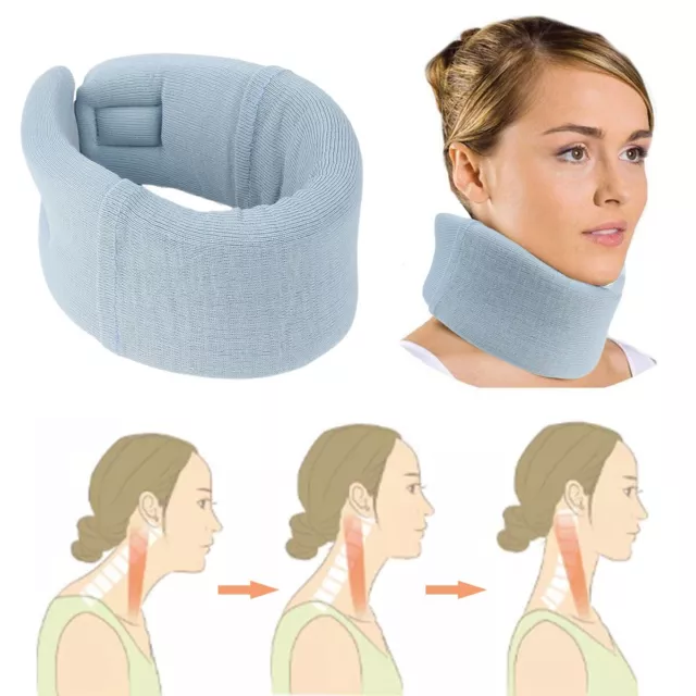 Soft Foam Neck Collar Support Brace Whiplash Cervical Neck Pain Relief Traction