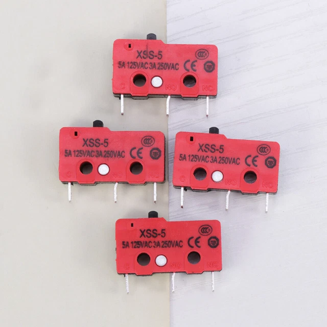 5 pz XSS-5 250VAC 3A leva momentanea a rullo cerniera tipo R microfono miniatura