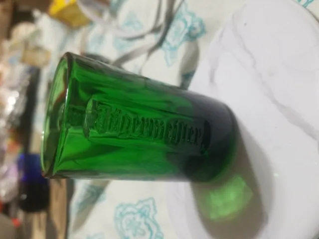 Jagermeister Green Glass 1 Oz. New Shot Glass