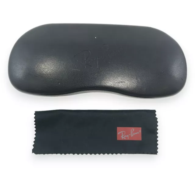 Ray-Ban Glasses Case Hard Clamshell Eyeglasses Sunglasses Black Protective