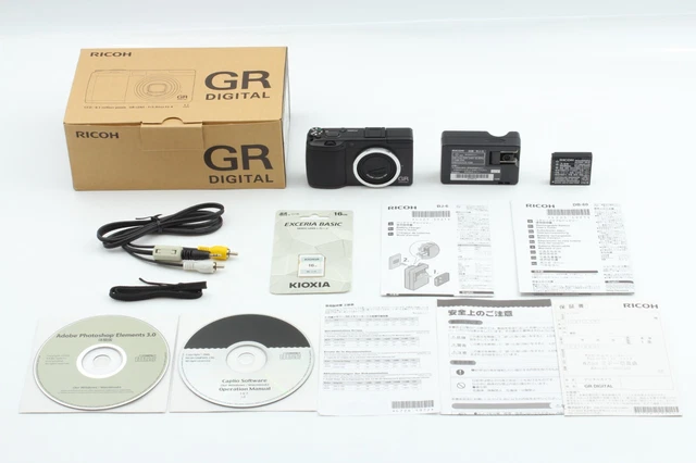 SH:039! [TOP MINT in Box]  RICOH GR DIGITAL II 10.1 MP Digital Camera from JAPAN