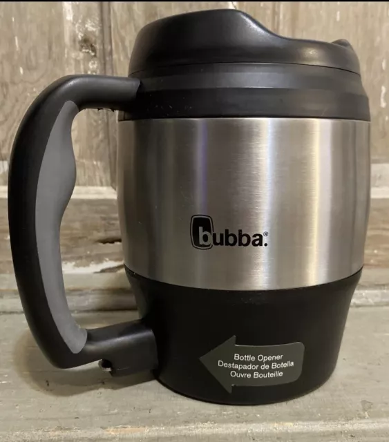 Big Bubba Classic Insulated Mug 52 Oz Polyurethane Travel Coffee Black Keg Shape