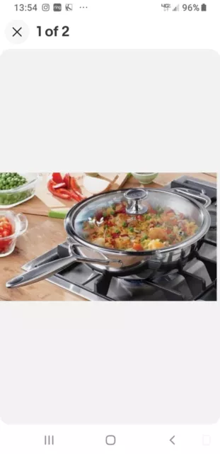 Princess House Healthy Cook-Solutions Cookware 14 21-Qt. Stockpot (5856)  New!