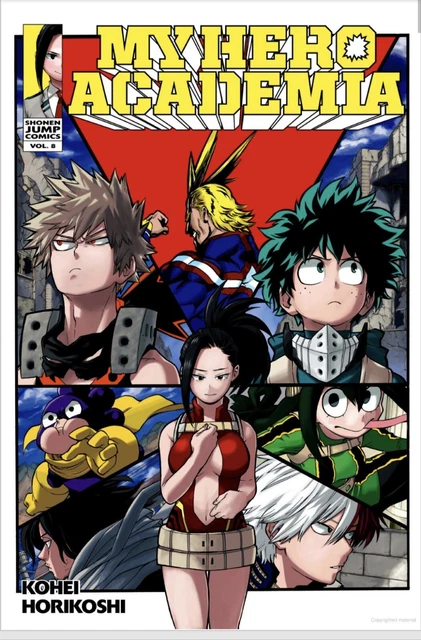 My Hero Academia Manga Volume 8 - English Brand New