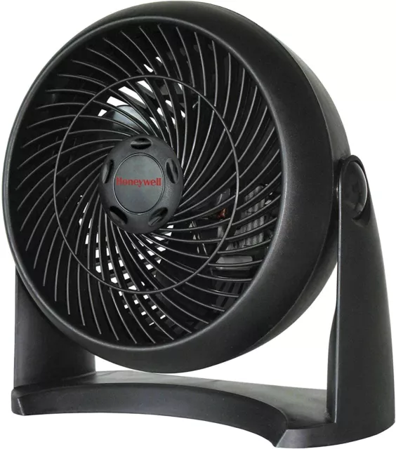 Honeywell HT900E1 Turbo Force Fan Portable 3 Speed Desk Fan or Wall Mount Black