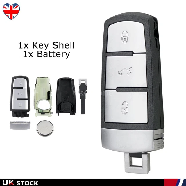RFC 3 button remote flip key for VW Volkswagen Caddy 2011 - 2015 UDS ID48 434mhz | UK RFC 3 button remote flip key for VW Volkswagen Caddy 2011 - 2015 UDS ID48 434mhz | UK