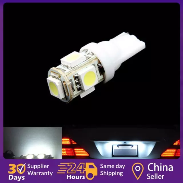 Lampadina auto LED 12 V 5 SMD luce bianca parcheggio sicurezza auto lampada laterale ☘️