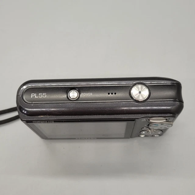 Samsung PL55 12,2 megapixel fotocamera digitale compatta testata nera 3