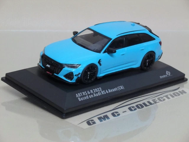 Solido 1/43 – Audi RS6-R C8 Avant Miami Blue 2022 – Modèle Diecast Neuf
