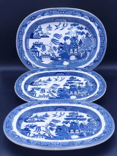 Wedgwood 'Willow' Service Platters-Set of 3
