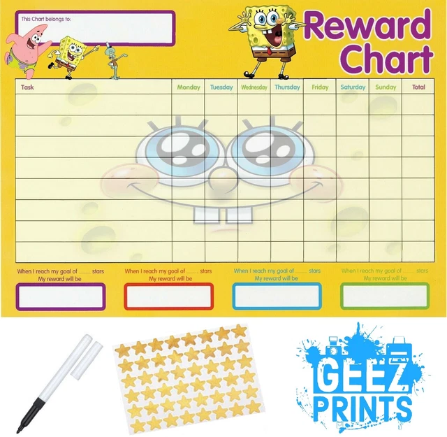 PJ MASK REWARD Behaviour Chart Free Pen &amp; Stickers, Free P&amp;P! £4.37 ...