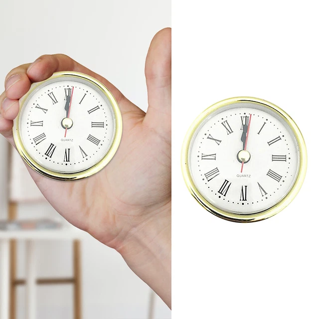 90mm/65mm Plastic DIY Decor Quartz Movement Home Replacement Clock Head Insert