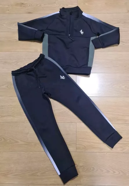BOYS SONNETI TRACKSUIT Black Gold age 8 10 years EX COND 12.00 PicClick UK