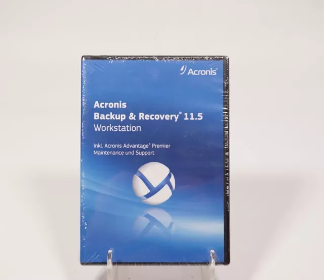 Estación de trabajo original Acronis Backup & Recovery 11.5 sellada en embalaje original