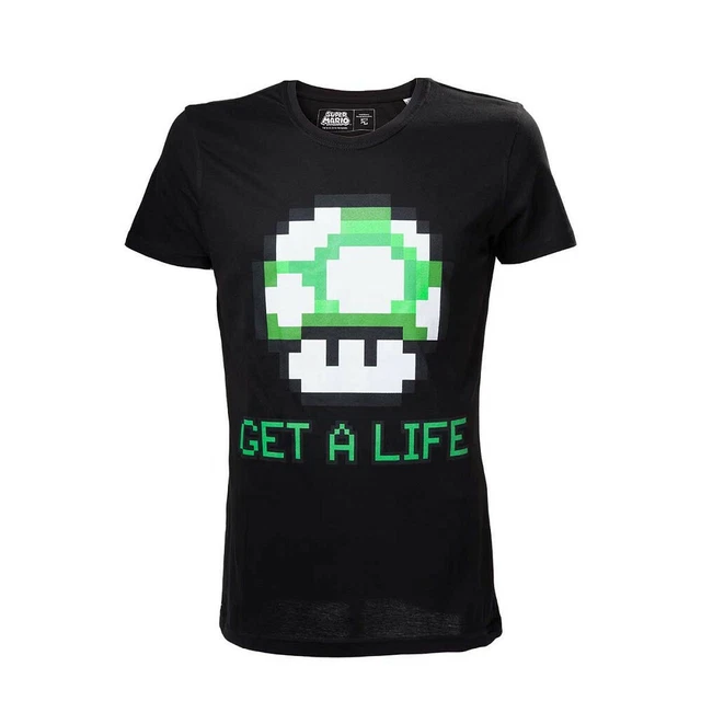 NINTENDO OBTENER A Life Camiseta Official Merchandise M/L/XL Emb.orig ...