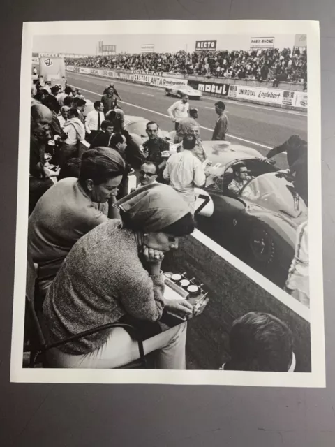 1966 Pedro Rodriguez, Le Mans, Portrait - Jesse Alexander Photo, Print RARE!!