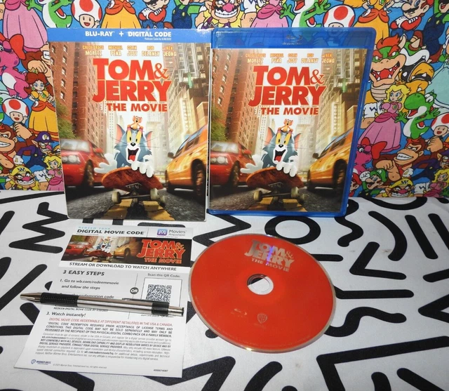 TOM AND JERRY The Movie (Bluray, 2021) BluRay+Digital(Valid Digital