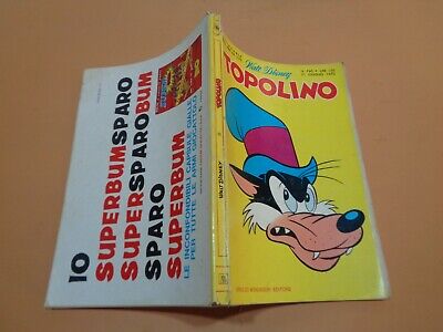 Topolino N° 760 Originale Mondadori Disney Molto Buono 1970 Bollini