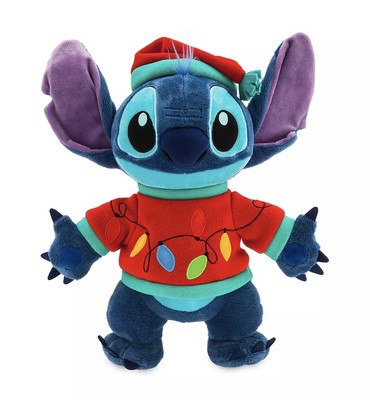 stitch light up holiday plush