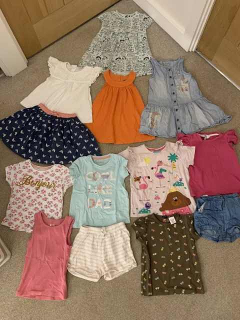 Grande pacchetto di abiti estivi per ragazze 2-3 anni