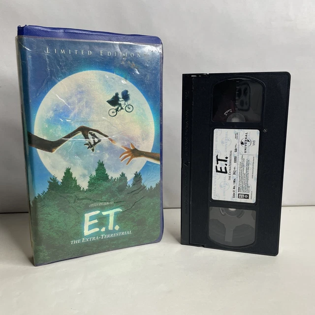 E.T. THE EXTRA-TERRESTRIAL (VHS, 20th Anniversary Limited Edition ...