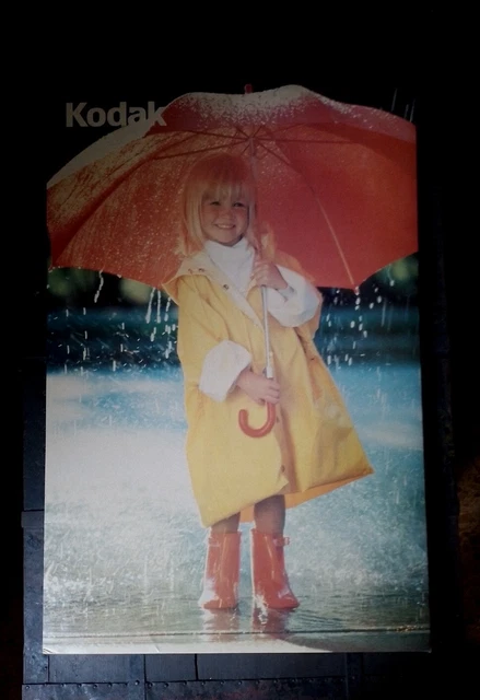 Kodak Enseigne Publicitaire Magasin Vintage 42.5X64