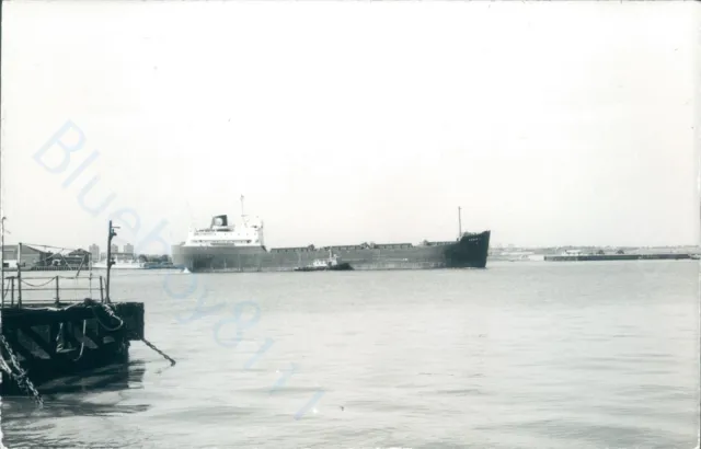 Panamanian MV Sonia off gravesend 1989 ship photo