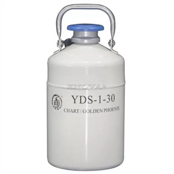 1 L Liquid Nitrogen Container Cryogenic LN2 Tank Dewar With Strap YDS-1-30 az